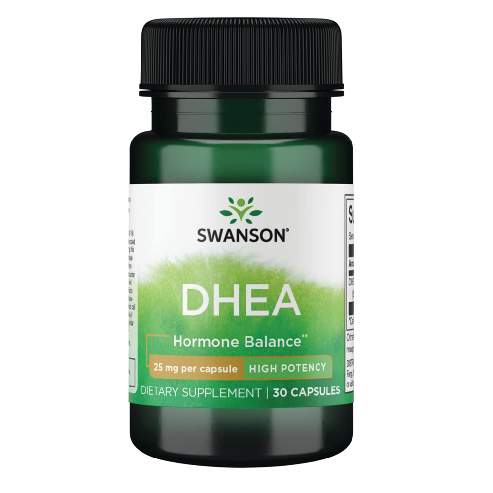 High Potency DHEA 25MG By Swanson - Helps In Hormonal Balance