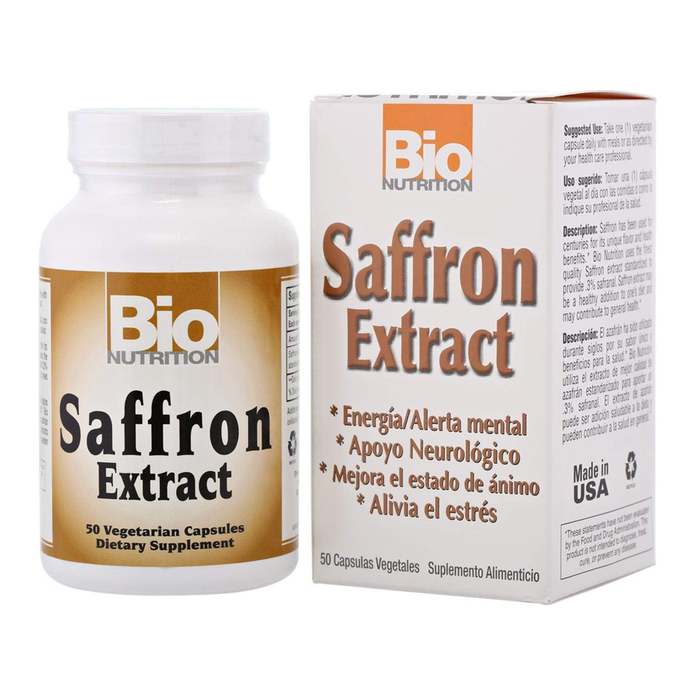 Bio Nutrition Saffron Extract - 50 Capsules