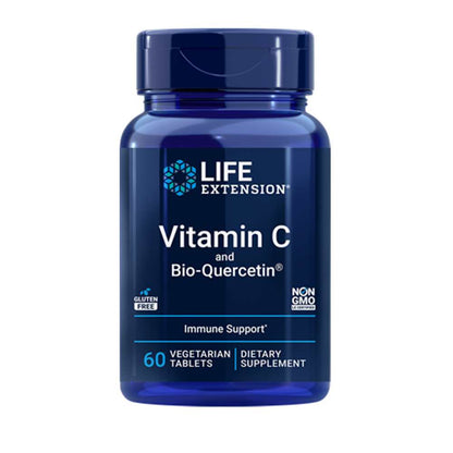 Life Extension Vitamin C and Bio-Quercetin 60 Vegetarian Tablets