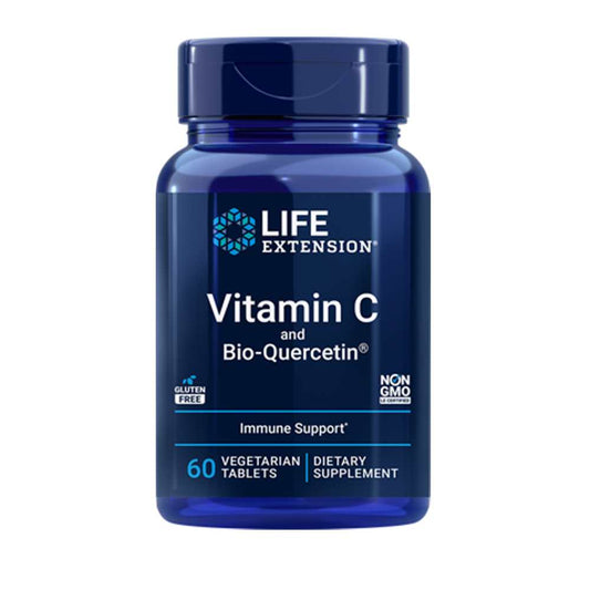 Life Extension Vitamin C and Bio-Quercetin 60 Vegetarian Tablets