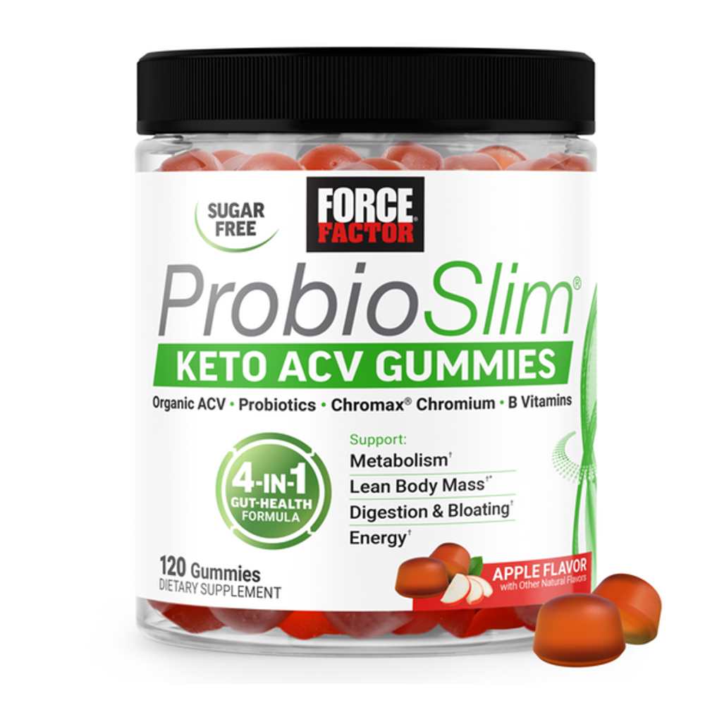 Force Factor Probio Slim Keto Apple Cider Vinegar – 120 Gummies