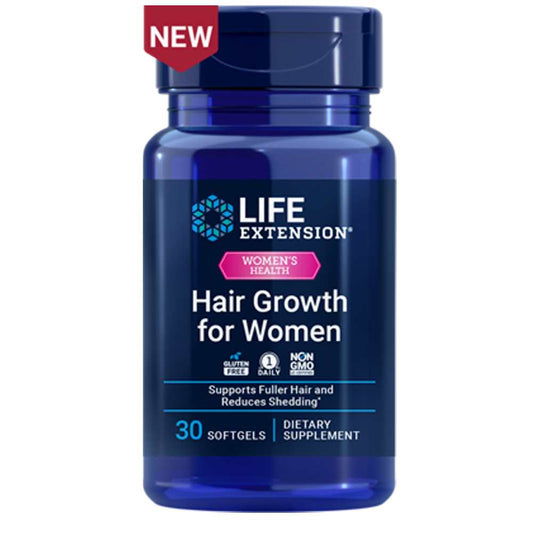 Life Extension Hair Growth for Women – 30 Softgels