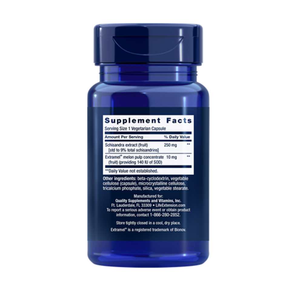 Life Extension Liver Efficiency Formula 30 vegetarian capsules