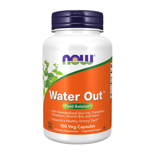 Now Foods Water out – Fluid Balance & Urinary Tract Support – 100 Veg Capsules