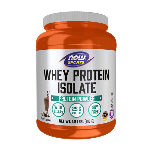Now Sports Whey Protein Isolate, Creamy Chocolate Powder 816g