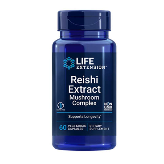 Life Extension Reishi Extract Mushroom Complex 60 Vegetarian Capsules