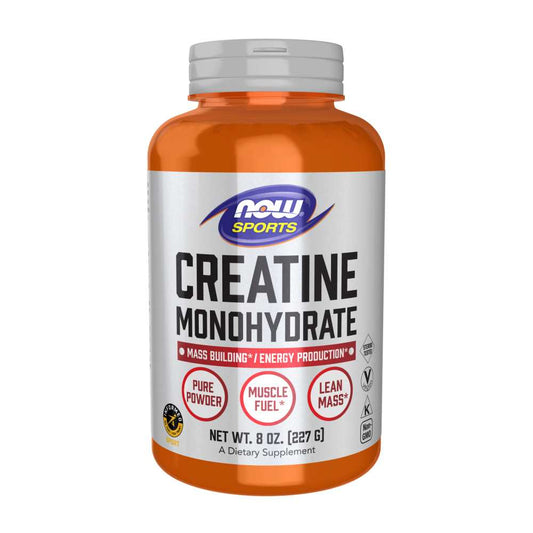 Now Sports Creatine Monohydrate Powder – Pure Micronized Formula – Muscle Fuel Supplement – 227g
