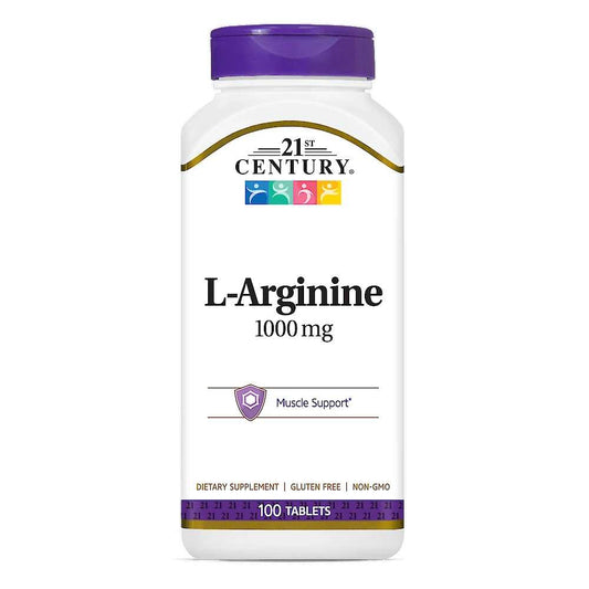 21st Century L-Arginine 1000 Mg 100 Tabs