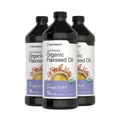 Horbäach Flaxseed Oil | 16 oz Liquid