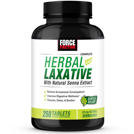 Force Factor Herbal Laxative – 250 Tablets