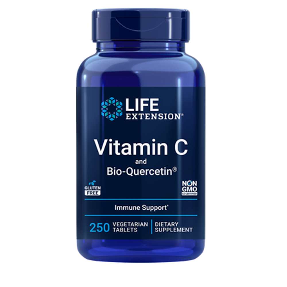 Life Extension Vitamin C and Bio-Quercetin 60 Vegetarian Tablets