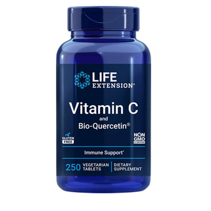 Life Extension Vitamin C and Bio-Quercetin 60 Vegetarian Tablets