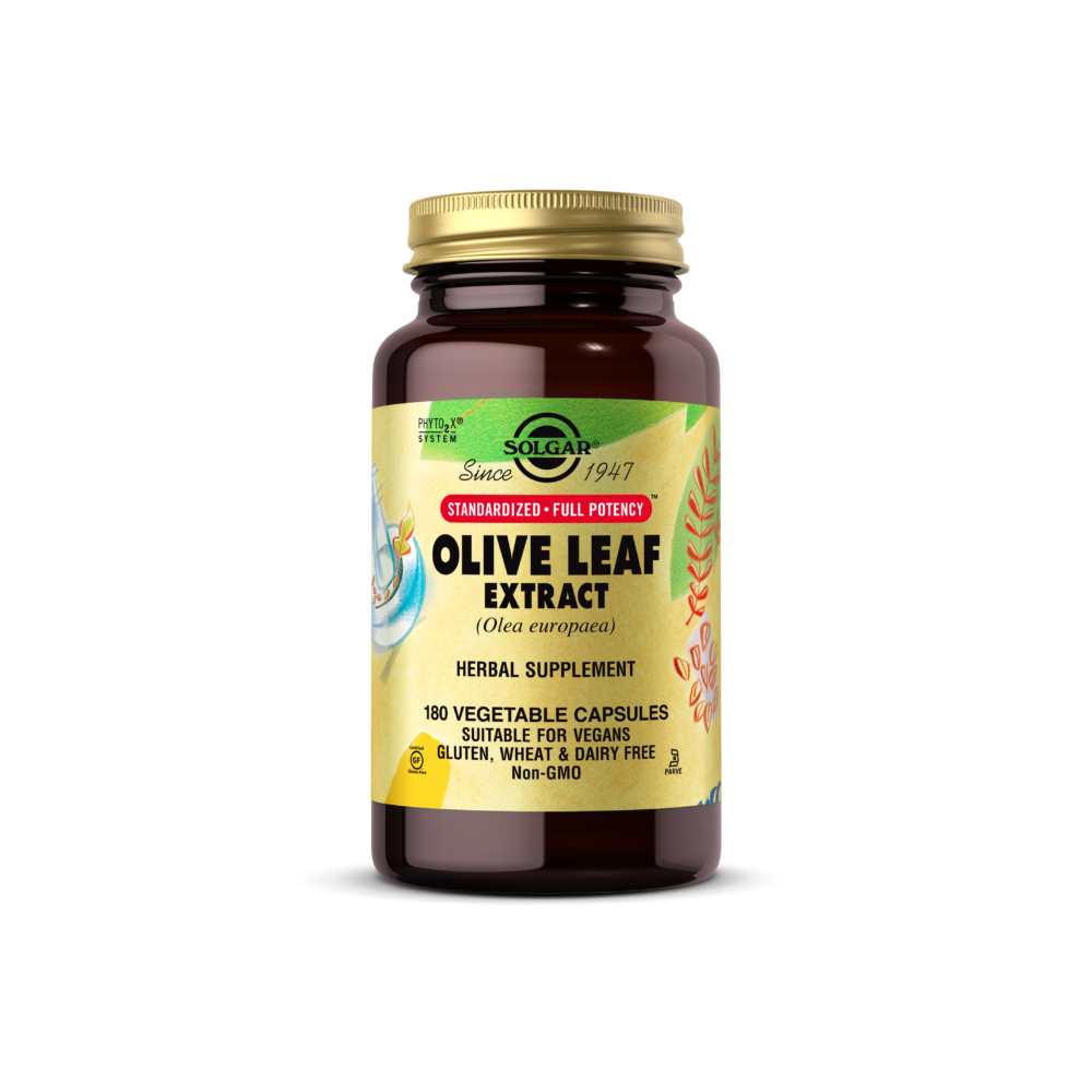 Solgar Sfp Olive Leaf Extract 180 Vegetable Capsules