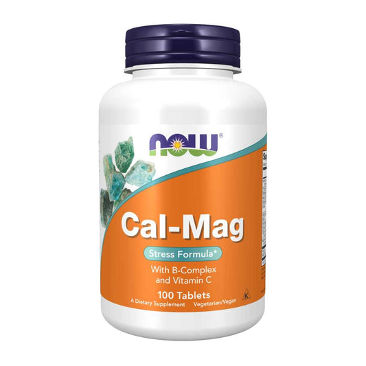 Now Foods Cal-Mag Stress Formula – with B-Complex & Vitamin C – 100 Tablets