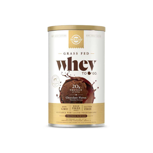 Solgar Grass Fed Whey to Go®, Chocolate 377g