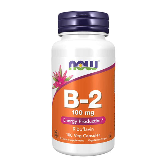 Now Foods B-2 100 Mg Riboflavin – Energy Support – 100 Veg Capsule