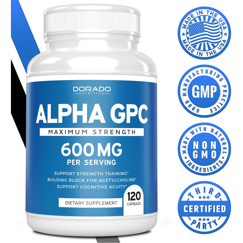 Alpha GPC By Dorado Nutrition 600MG