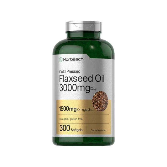 Horbäach Flaxseed Oil 3000mg | 300 Softgels