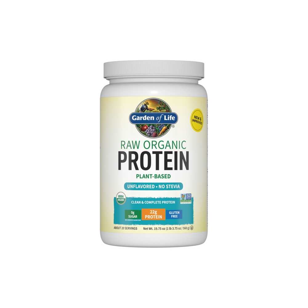 Garden of Life Raw Organic Protein Powder - Unflavored 560g
