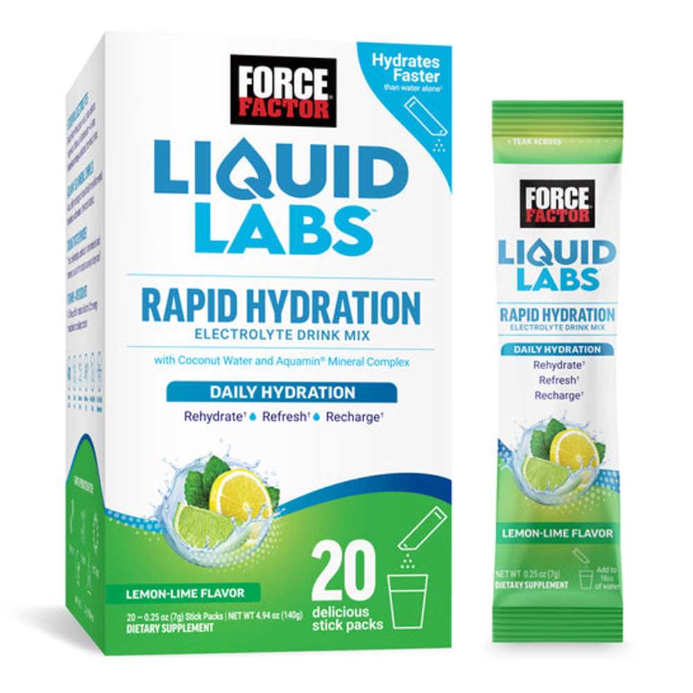 Force Factor Hydration Liquid Labs – 20 Stick Packs