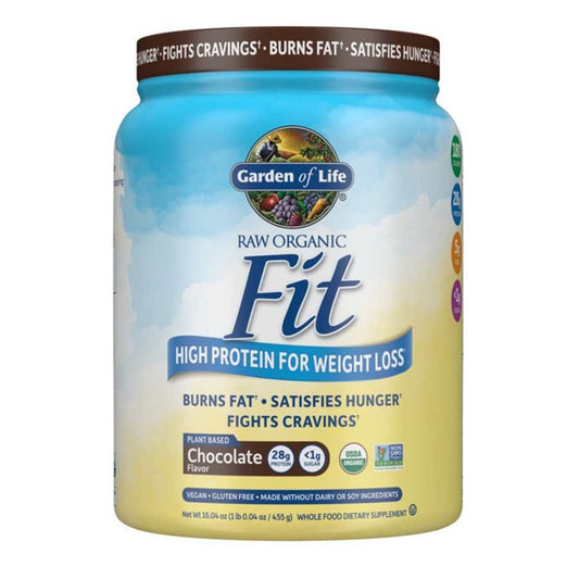 Garden of Life Raw Organic Fit Protein Chocolate Cacao 16.04oz (455g) Powder