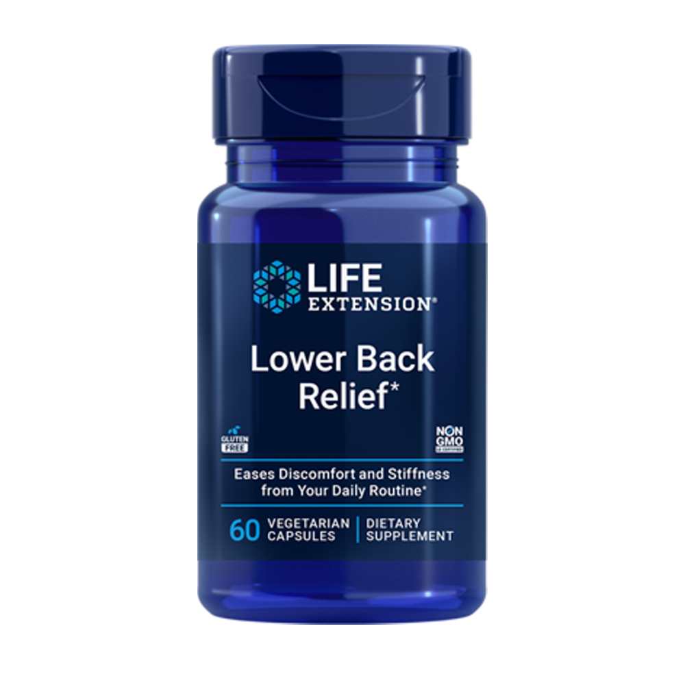 Life Extension Lower Back Relief 60 Vegetarian Capsules