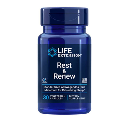 Life Extension Rest & Renew 30 Vegetarian Capsules
