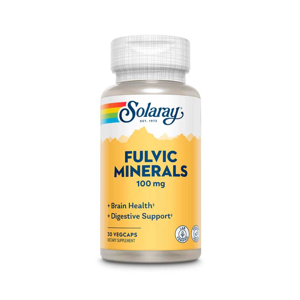 Solaray Fulvic Minerals 100mg 30 Caps