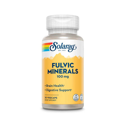 Solaray Fulvic Minerals 100mg 30 Caps