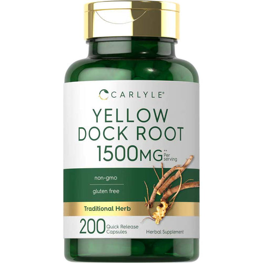 Carlyle Nutritionals Yellow Dock Root | 200 Capsules