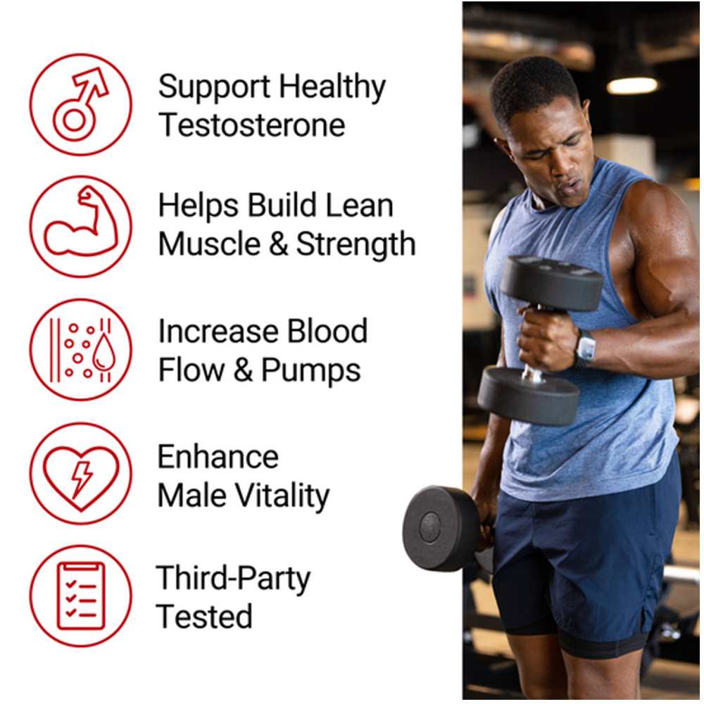 Force Factor Test X180 Alpha – 120 Capsules