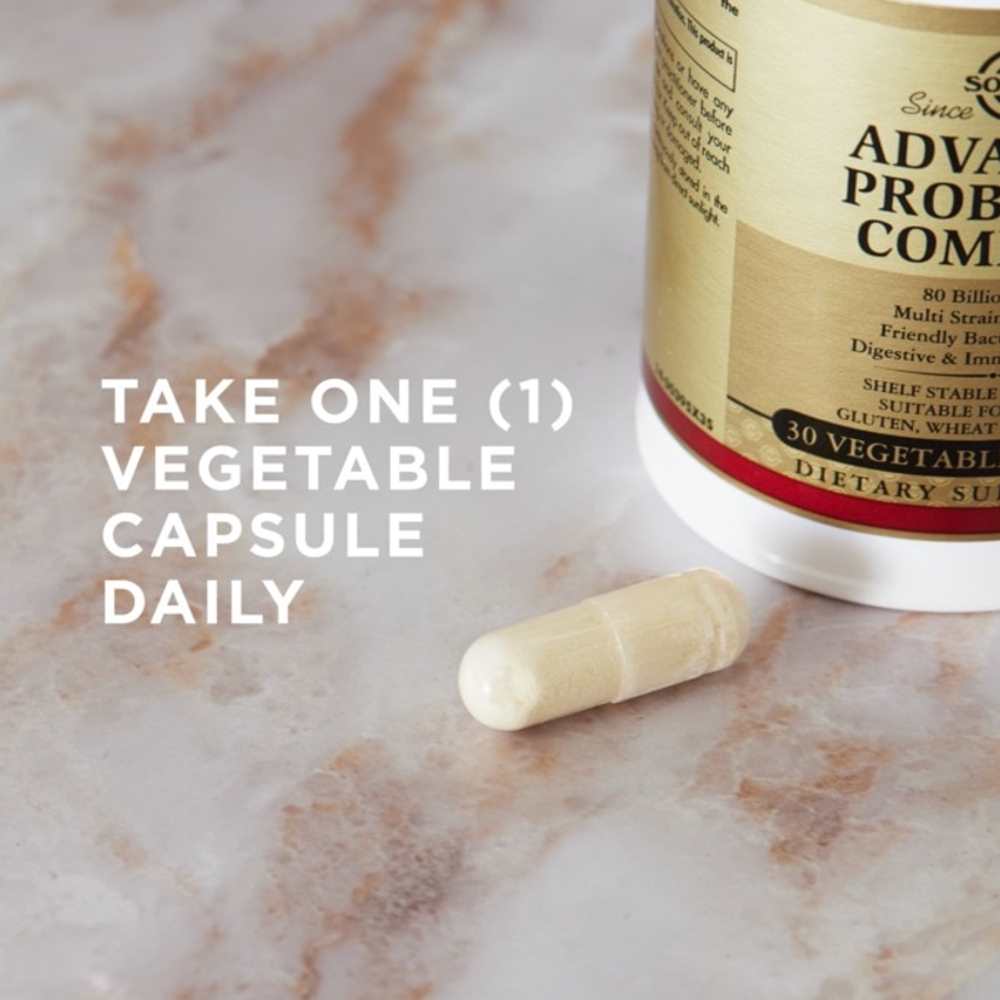 Solgar Advanced Probiotic Complex 30 Vegetable Capsules