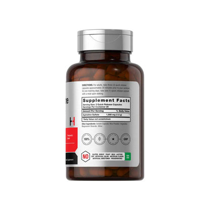 Horbäach Agmatine Sulfate 1500mg per Serving | 60 Capsules