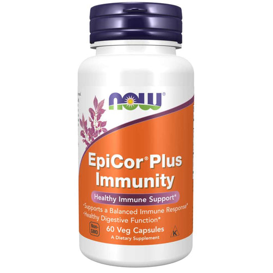 Now Foods Epi Cor Plus – 60 Capsules | Immune Balance & Digestive Support