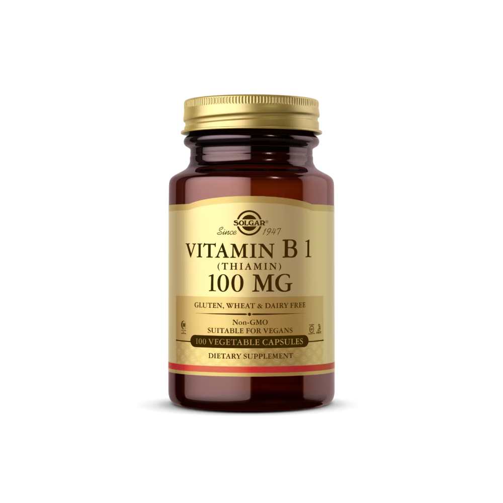 Solgar Vitamin B1 (thiamin) 100 Mg 100 Vegetable Capsules