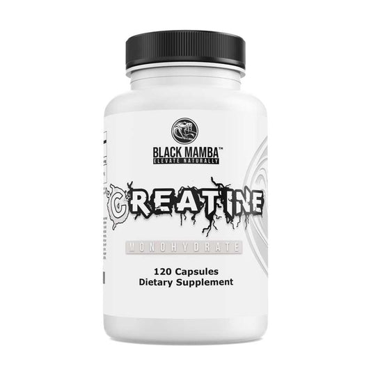 Black Mamba Creatine Monohydrate 120 Capsules