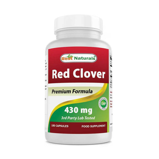 Best Naturals Red Clover – Premium Formula – 430mg – 180 Capsules