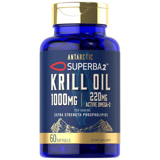 Antarctic Krill Oil 1000mg per serving | 60 Softgels