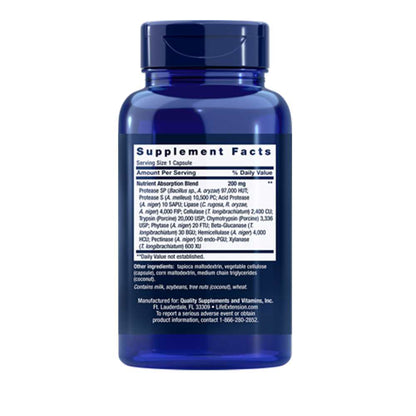 Life Extension Extraordinary Enzymes – 60 Capsules