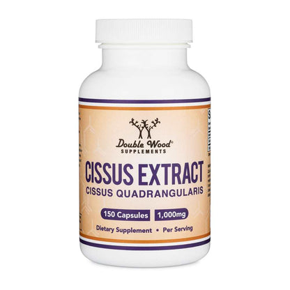 Double Wood Supplements – Cissus Extract 1000mg | Bone, Joint & Tendon Support | 150 Ct