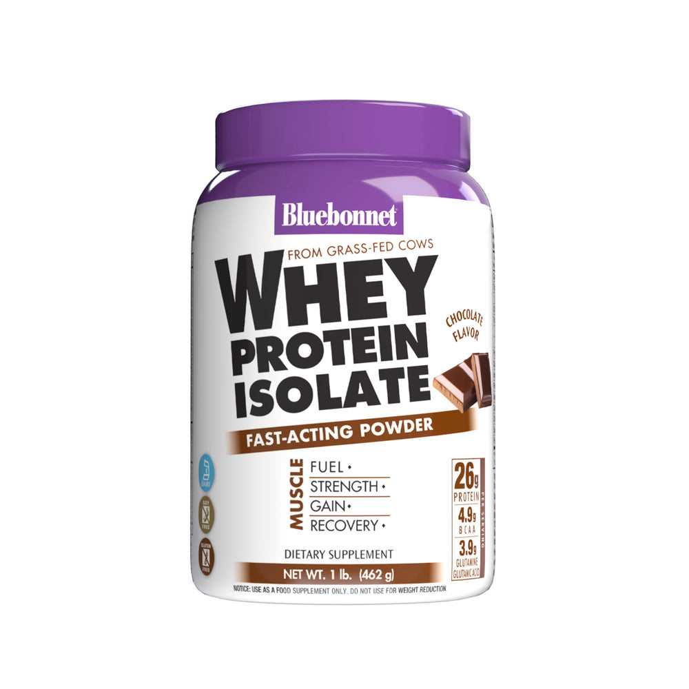 Bluebonnet Nutrition Whey Protein Isolate Powder 462g