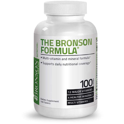 Bronson Vitamins the Bronson Formula® Once Daily Multivitamin - 100 Tablets