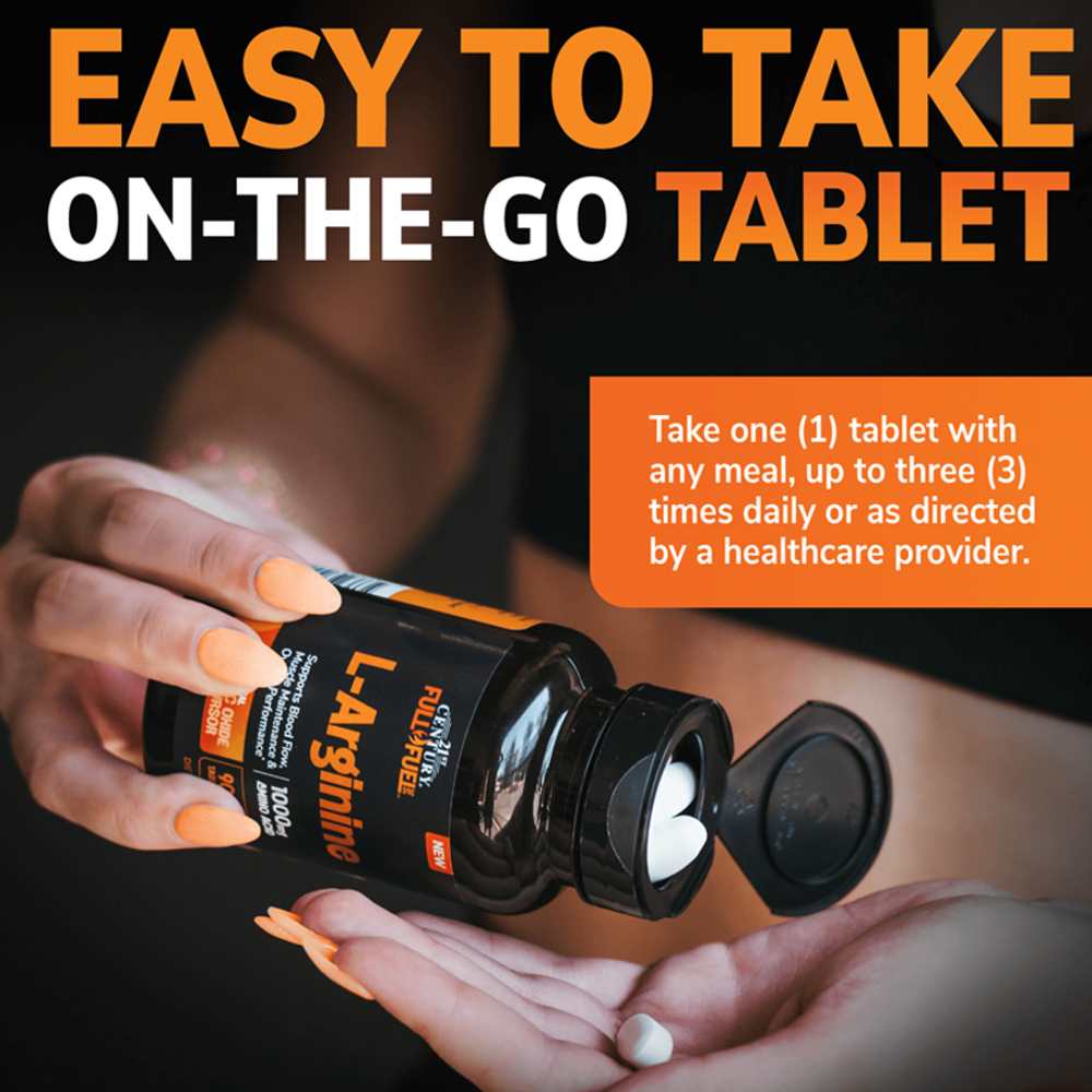 21st Century Full Fuel™ 365 L-Arginine 1000 Mg 90 Tabs
