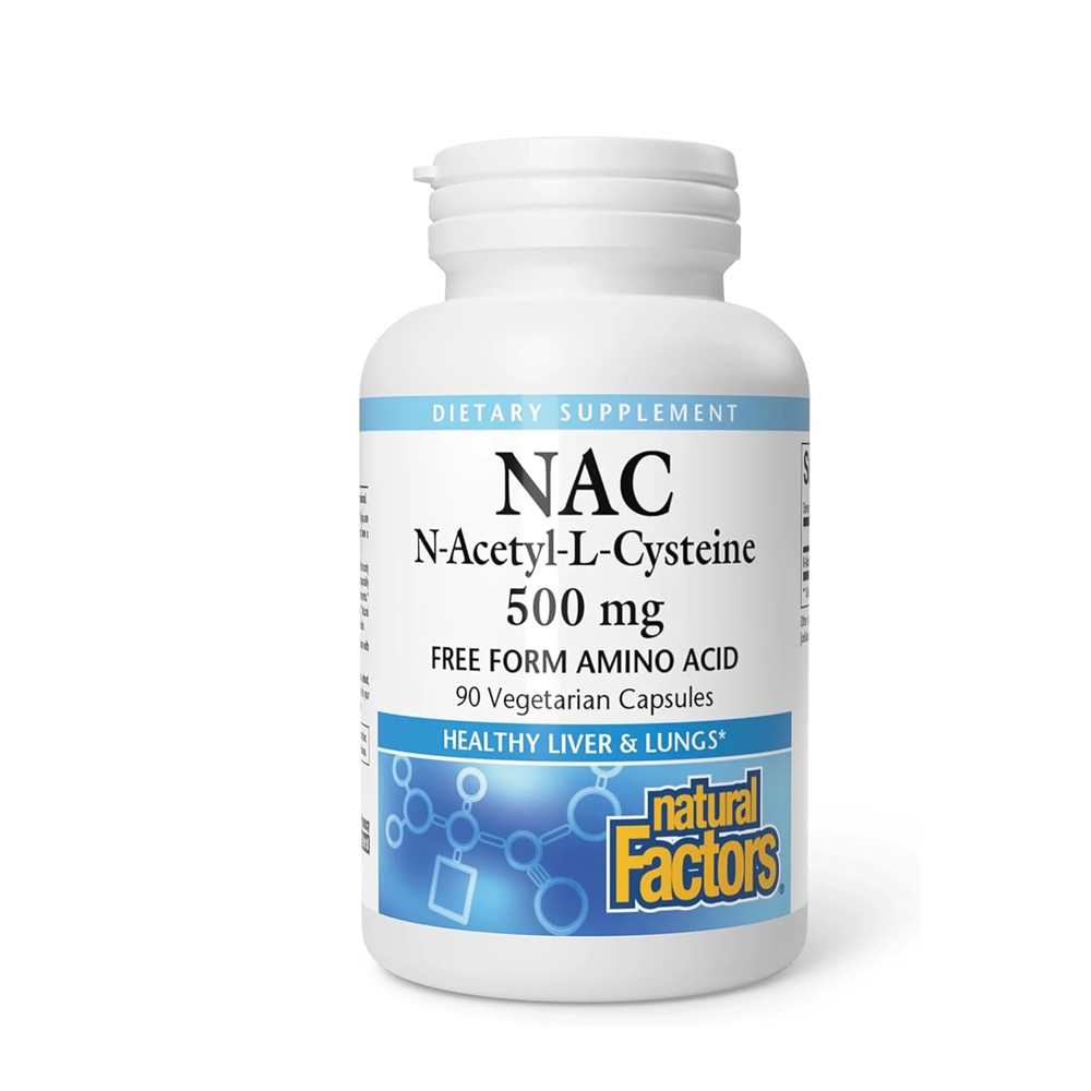 Natural Factors N-Acetyl-L-Cysteine 500 mg 90 caps