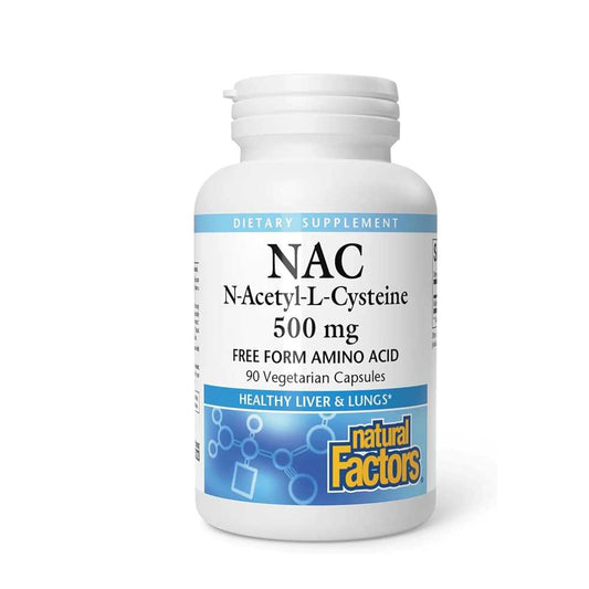 Natural Factors N-Acetyl-L-Cysteine 500 mg 90 caps