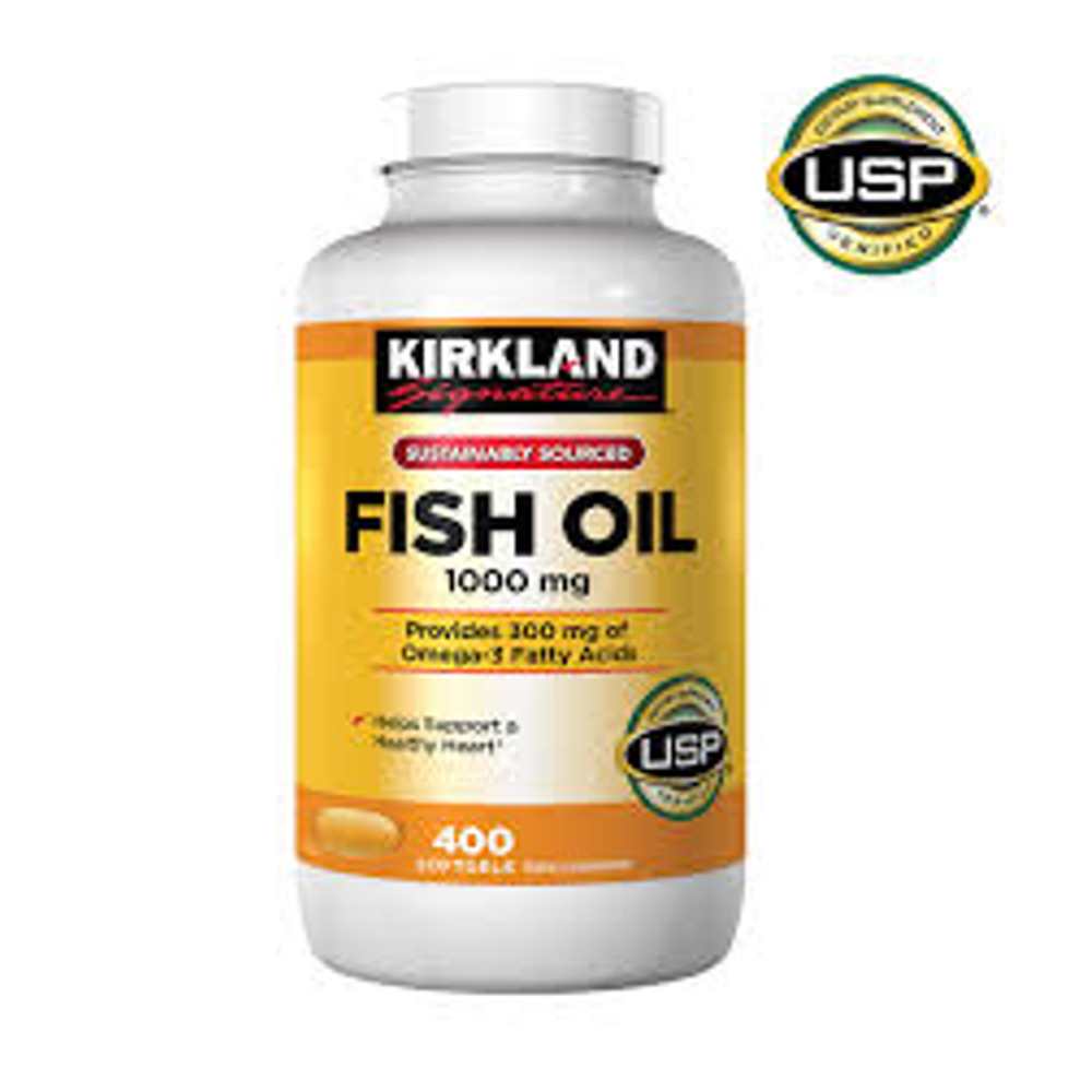 Kirkland Signature Fish Oil 1000 mg - 400 Softgels