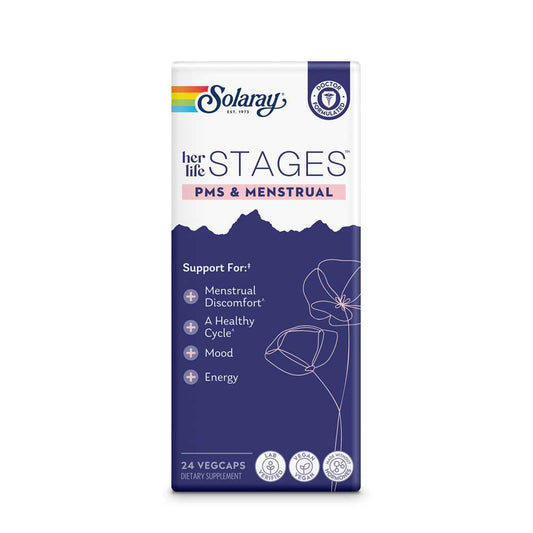 Solaray Her Life Stages Pms & Menstrual 24 Caps