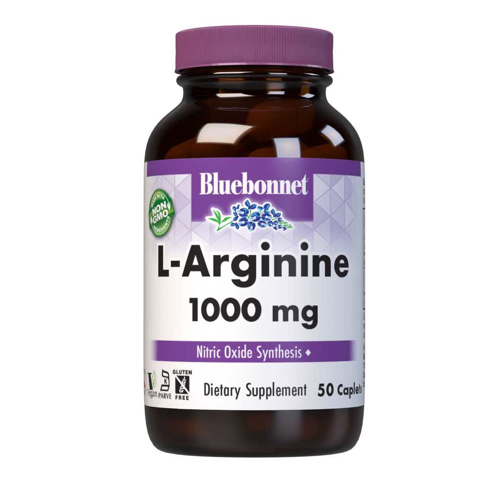 Bluebonnet Nutrition L-Arginine 1000 Mg 50 Caplets