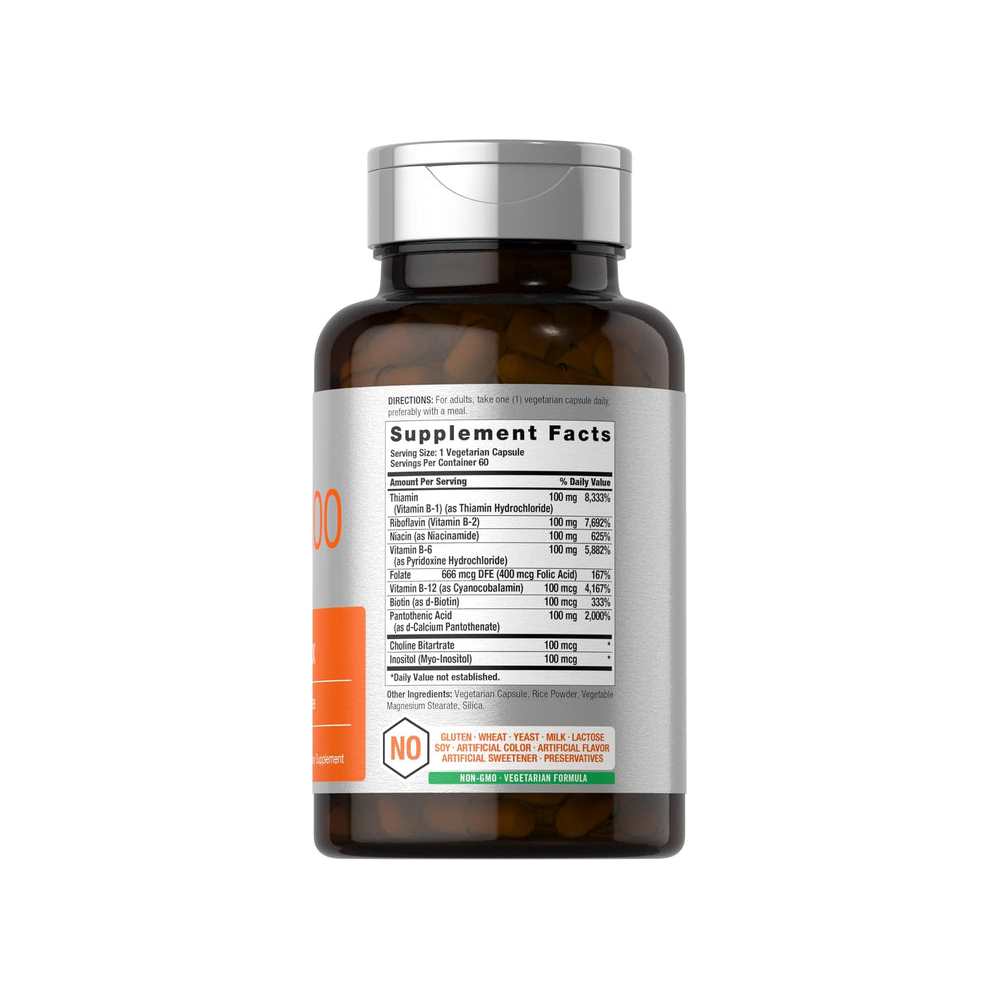 Horbäach Vitamin B-100 Complex | 60 Capsules