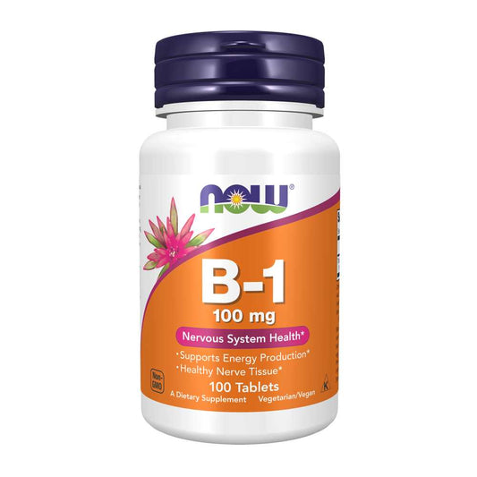 Now Foods B-1 100 Mg – Nervous System & Energy Support – 100 Tablets